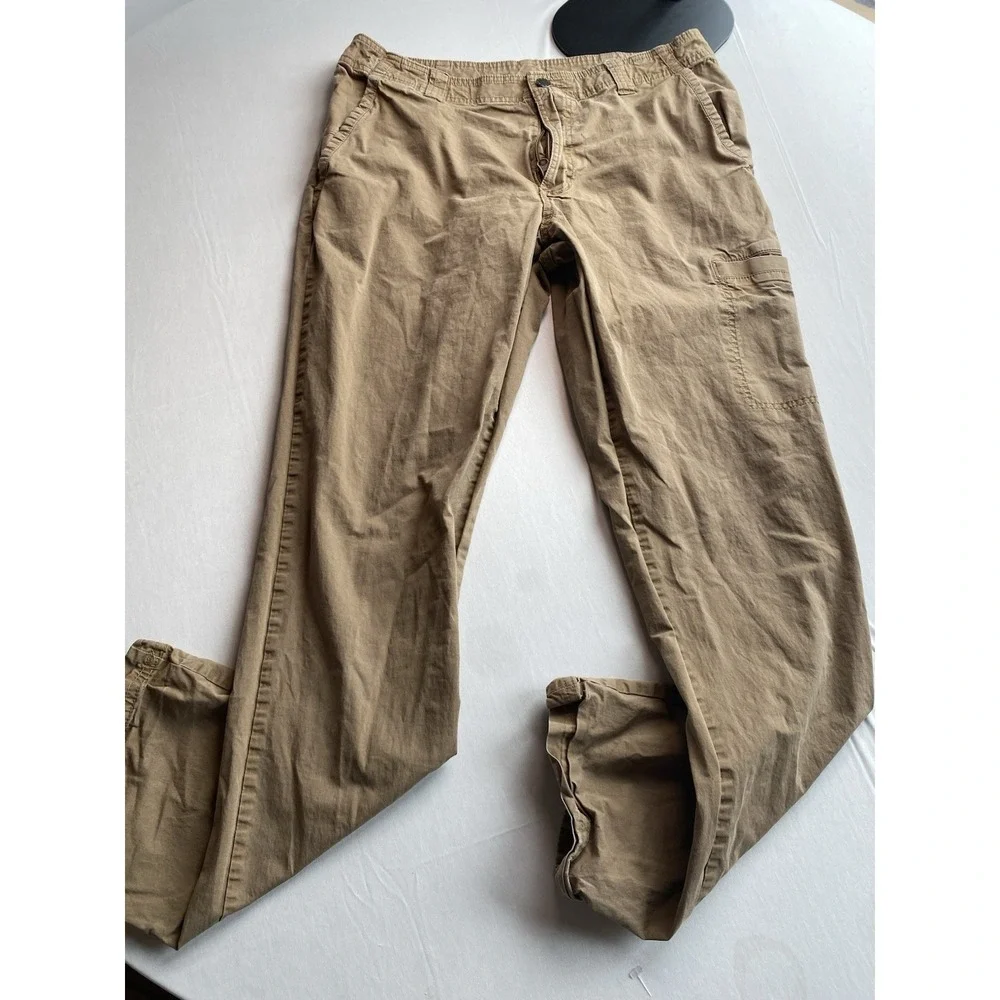 Columbia Men's Straight Fit Chino Pants Tan Khaki 32x32 Utility Pocket Stretch